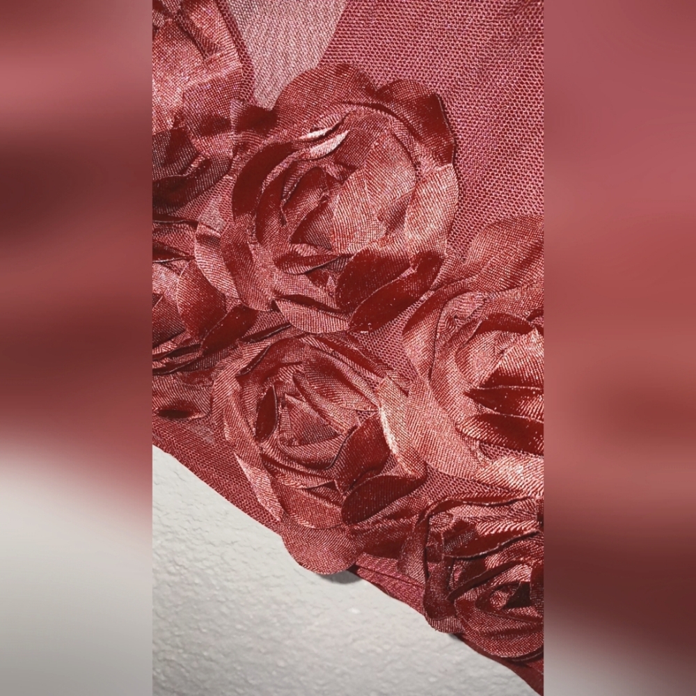 Dark red homecoming dress